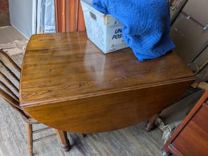 Large Antique Oak Farmhouse Table - Image 5