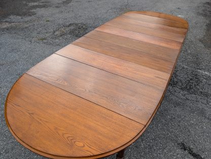 Large Antique Oak Farmhouse Table - Image 2