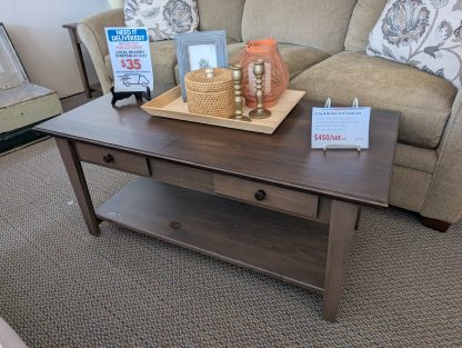 Gray & Brown End Table Set - Image 2