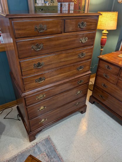 Queen Size Hardwood Cherry Bedroom Set - Image 3