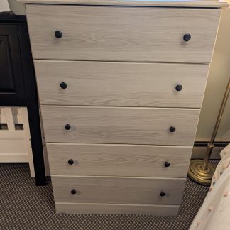 Swedish Gray 5 Drawer Chest
