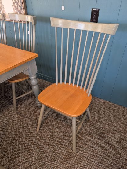 Two Color Table w. 8 Chairs & Board - Image 5