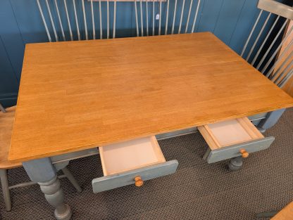 Two Color Table w. 8 Chairs & Board - Image 3
