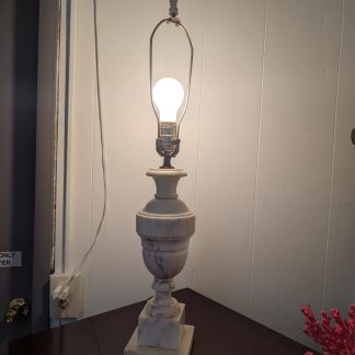Vintage Alabaster Table Lamp