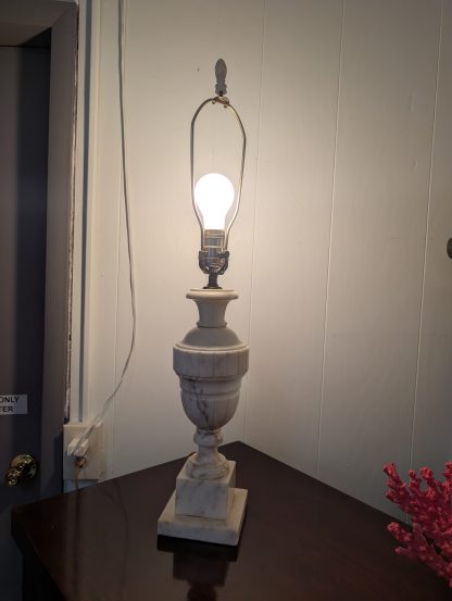 Vintage Alabaster Table Lamp