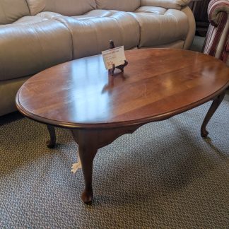 Oval Cherry Coffee Table