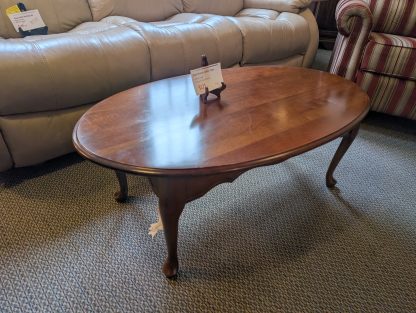 Oval Cherry Coffee Table