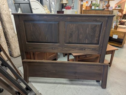 Cappuccino Brown Full Size Panel Bed