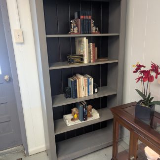 Pewter Gray Bookcase