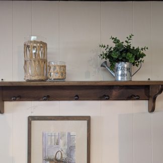 3' Brown Wall Shelf