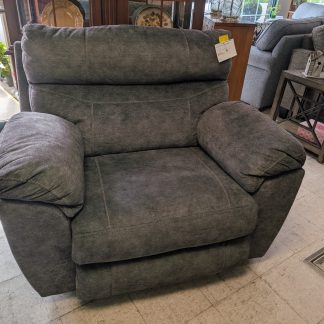 Gray Chair & Half Recliner