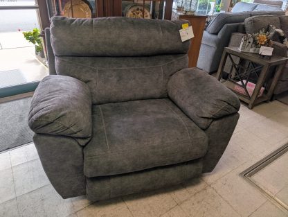 Gray Chair & Half Recliner