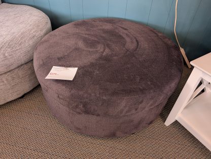 Round Brown Ottoman