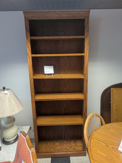 Tall Wooden Bookcase