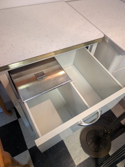 White Metal Utility Cabinet - Image 3