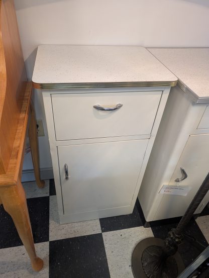 White Metal Utility Cabinet - Image 2