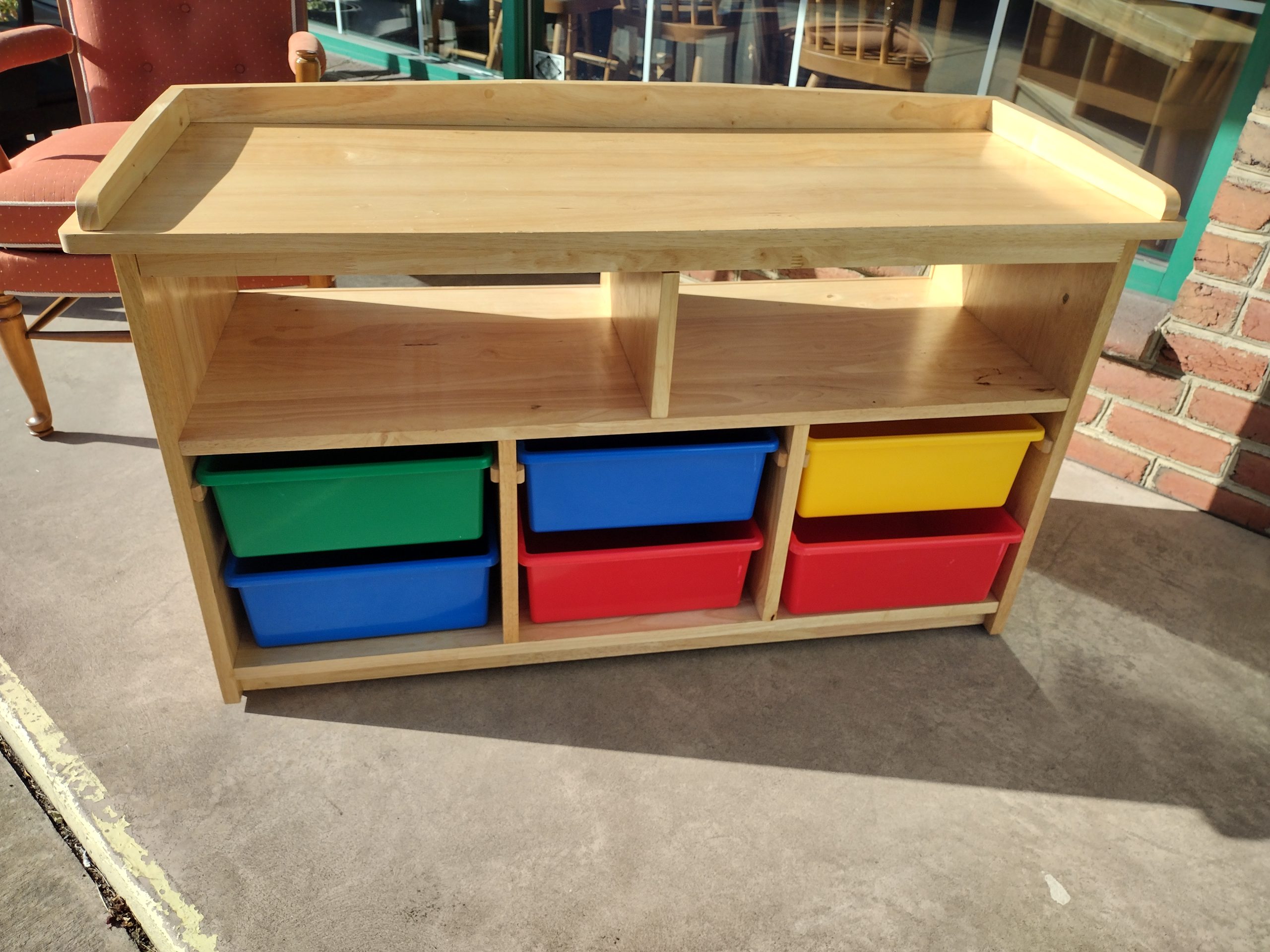 Kid's Cubby Cabinet