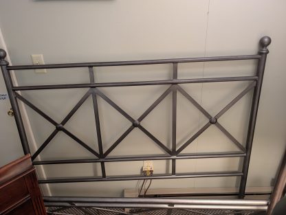 Gray Metal Queen Bed - Image 2
