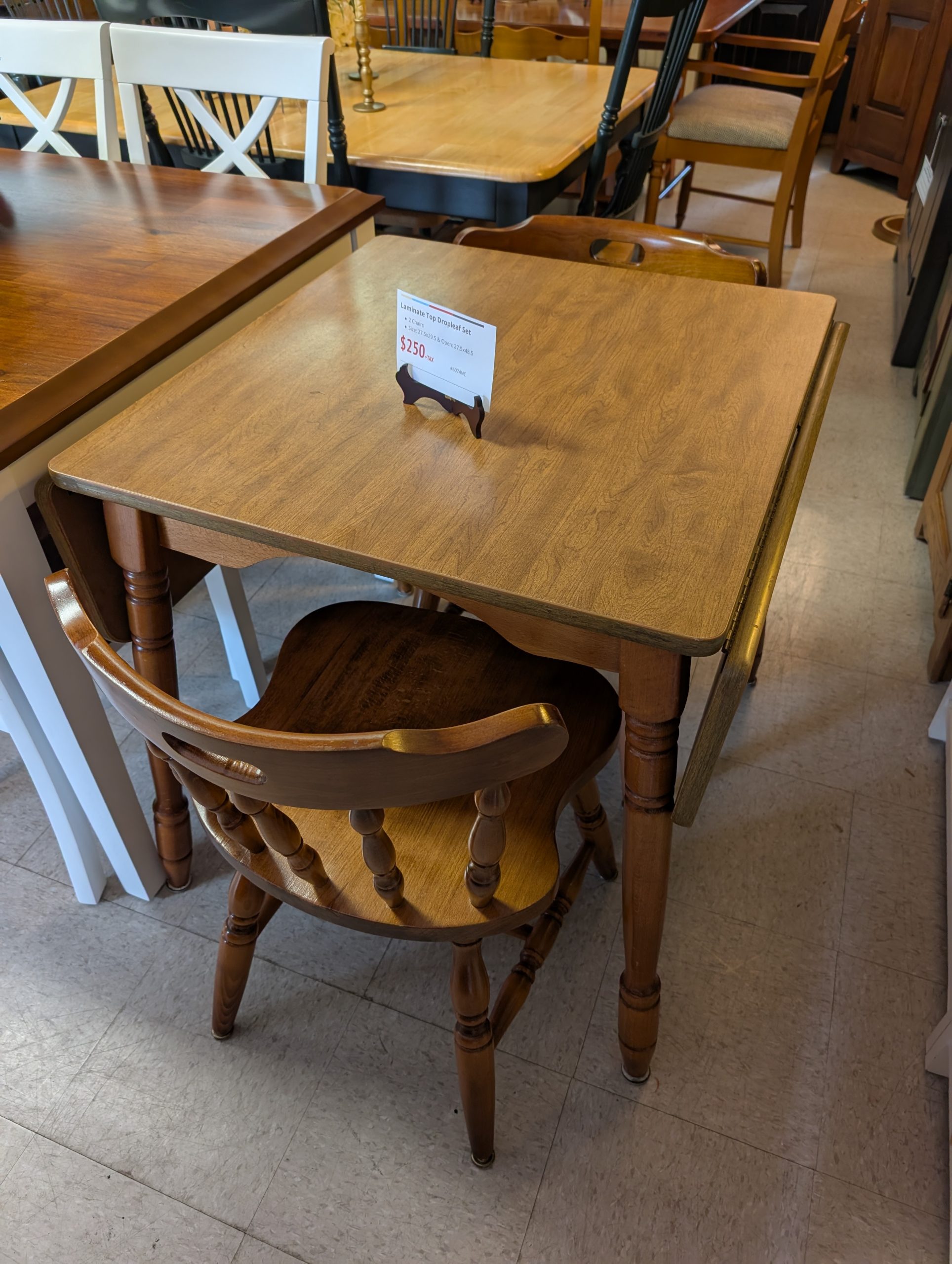 Laminate Top Dropleaf Table