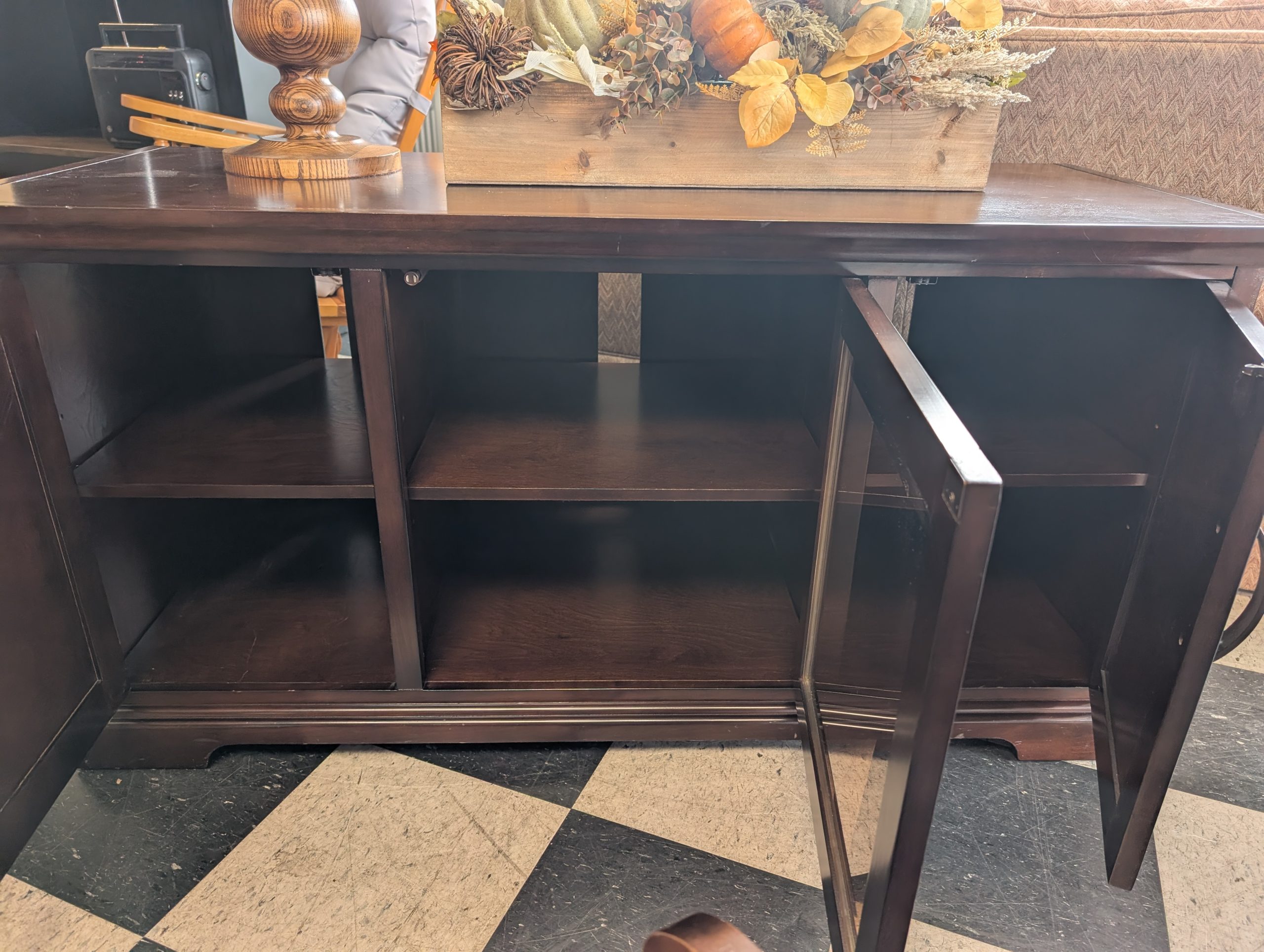 Cherry Finish TV Stand - Image 2