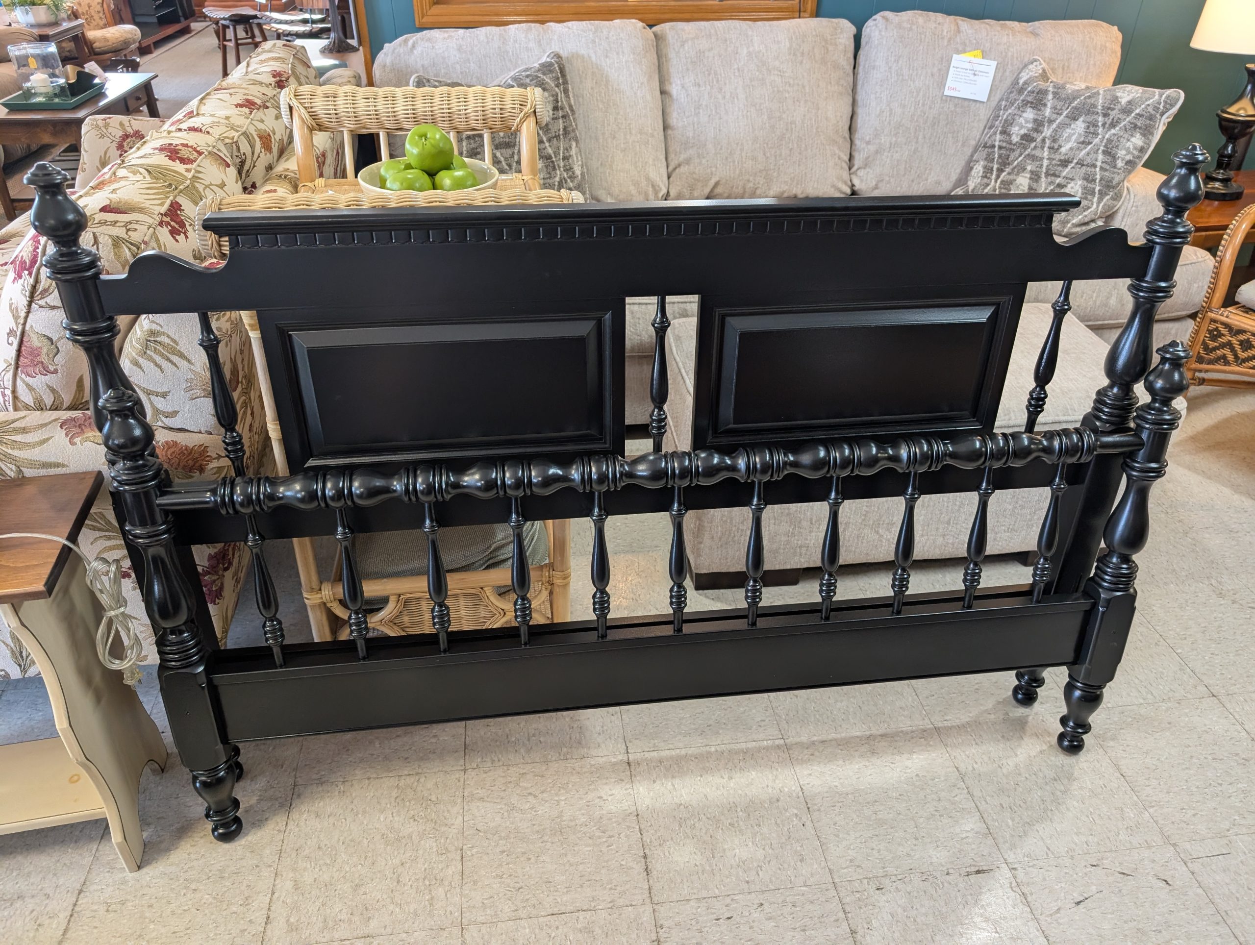 Painted Black Chest & Nightstand Bedroom Set - Image 7