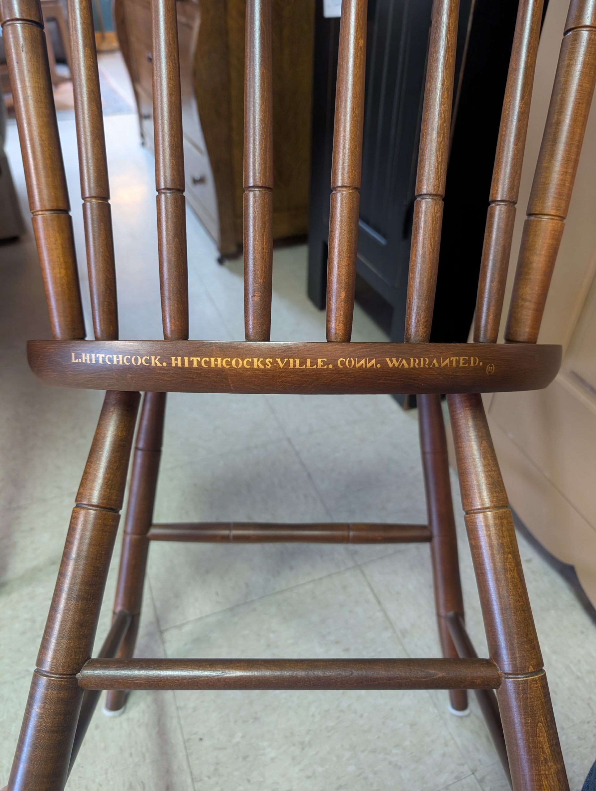 Cherry Hitchcock Drop Leaf Table Set - Image 4