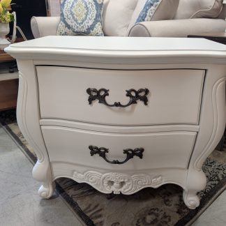 Painted White Nightstand