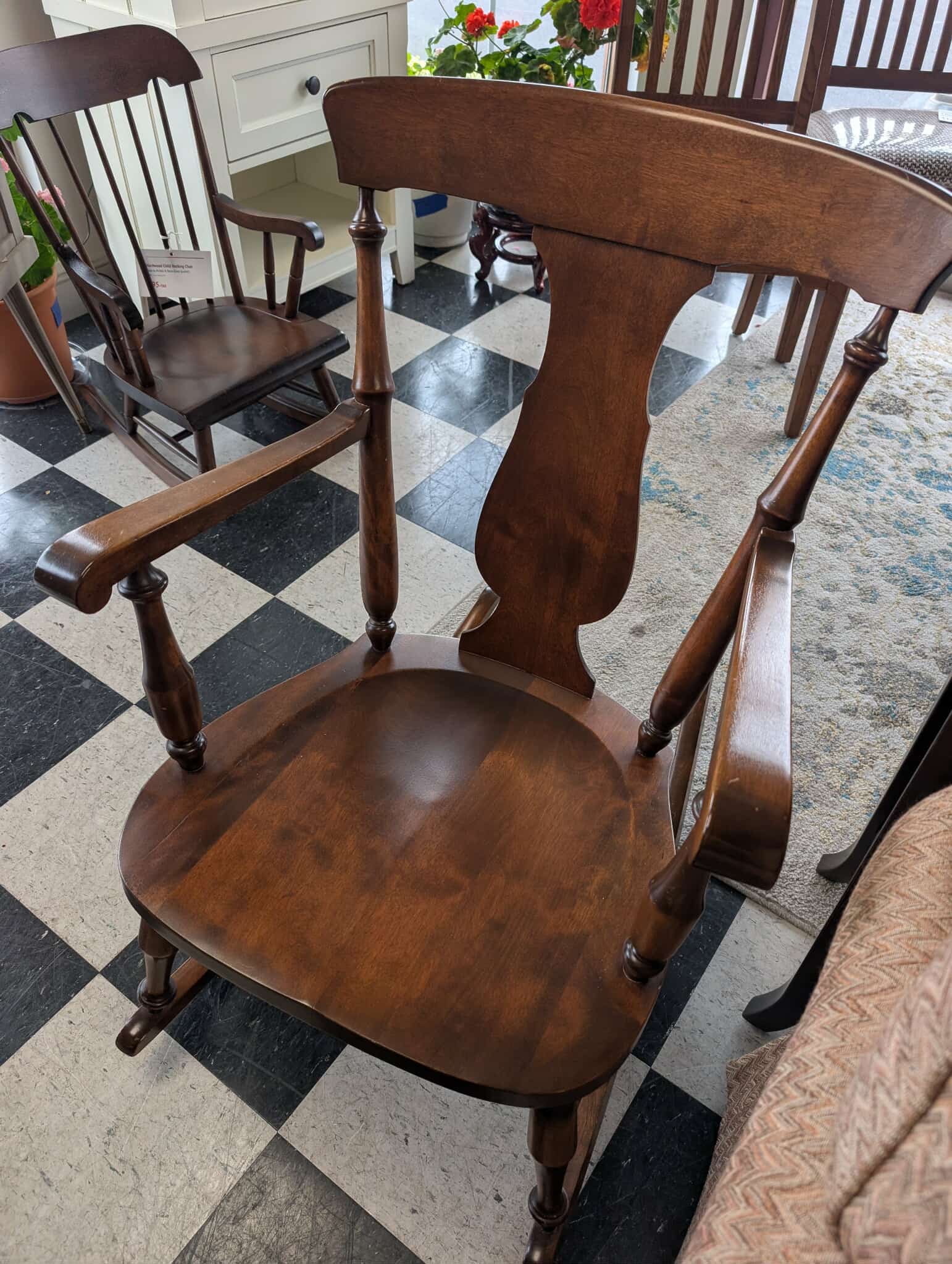 Ladies Cherry Rocking Chair