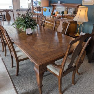 Drexel Heritage Table with 6 Chairs & 2 Boards
