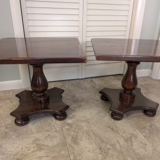 Tavern Pine Ethan Allen End Table Set