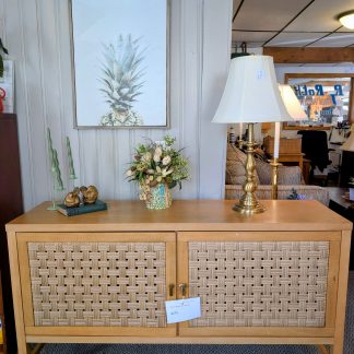 Natural Woven Door Console