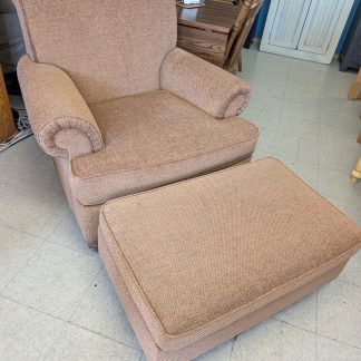 Ethan Allen Arm Chair & Ottoman