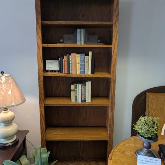 Tall Wooden Bookcase