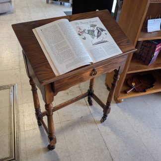 Antique Oak Sheet Music Stand