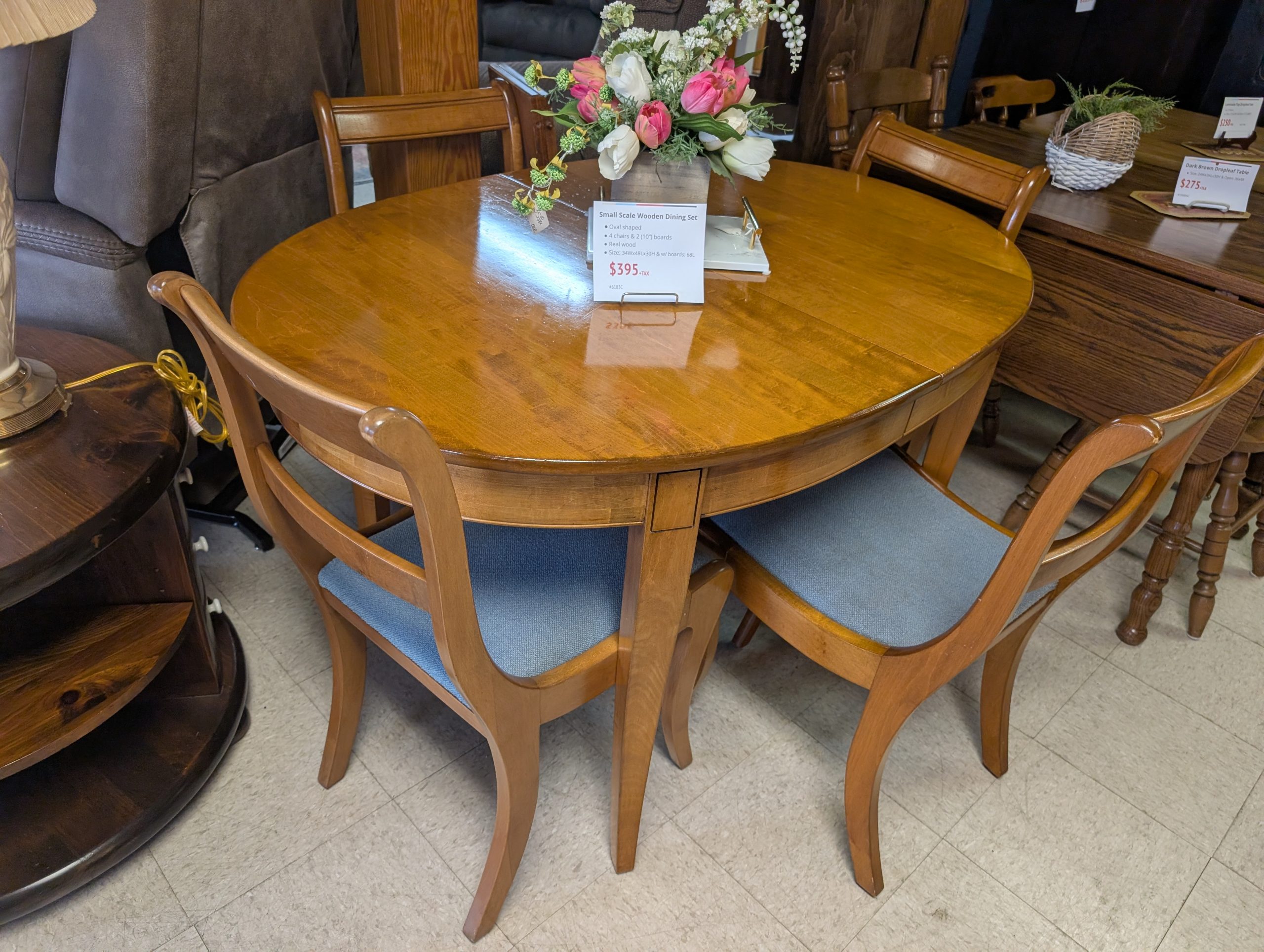 Small Scale Wooden Dining Set