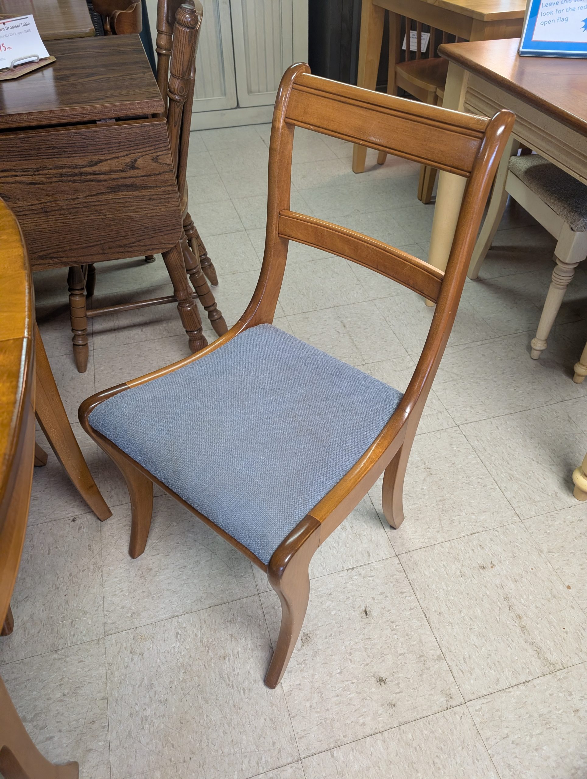 Small Scale Wooden Dining Set - Image 2