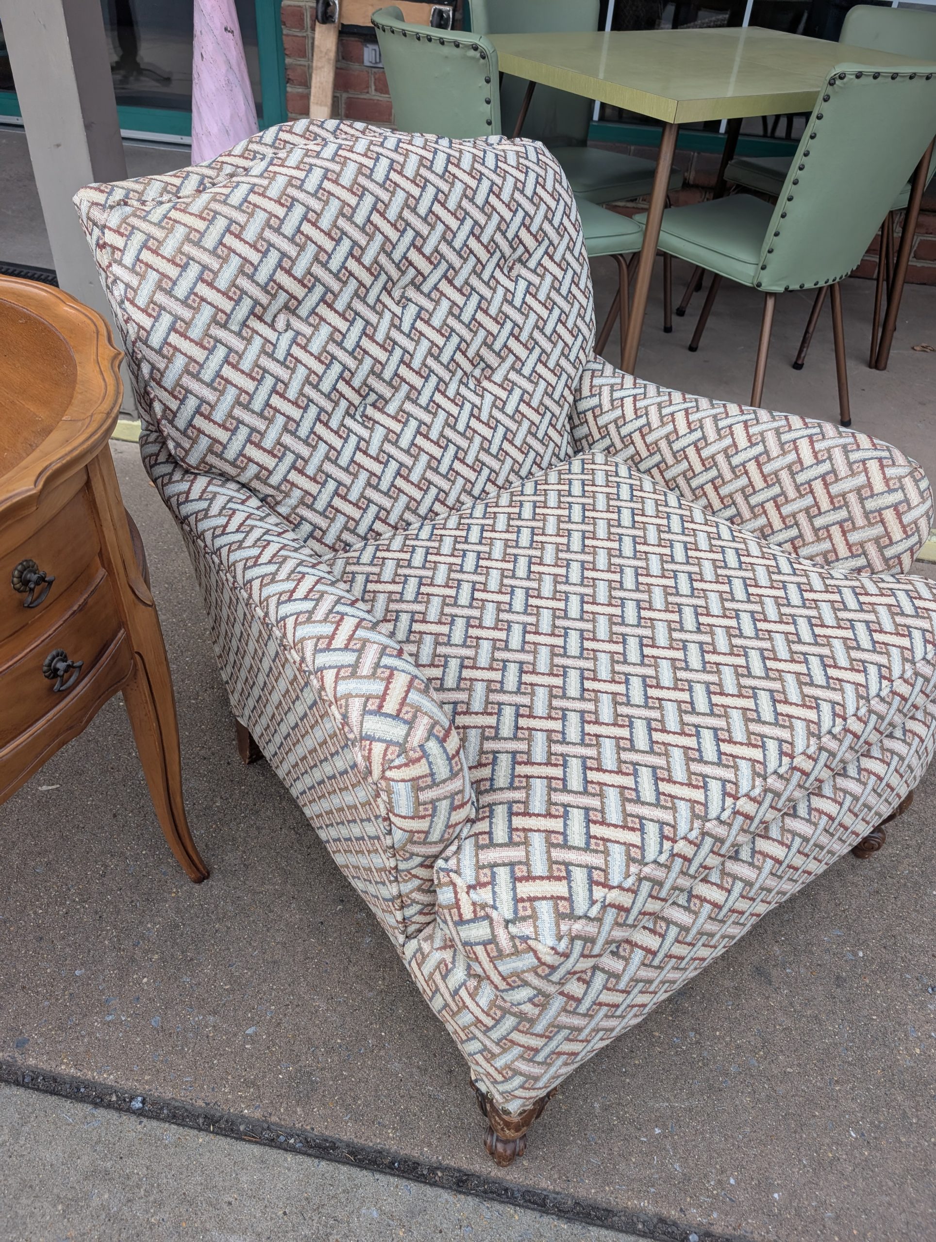 Pattern Accent Chair - Image 2