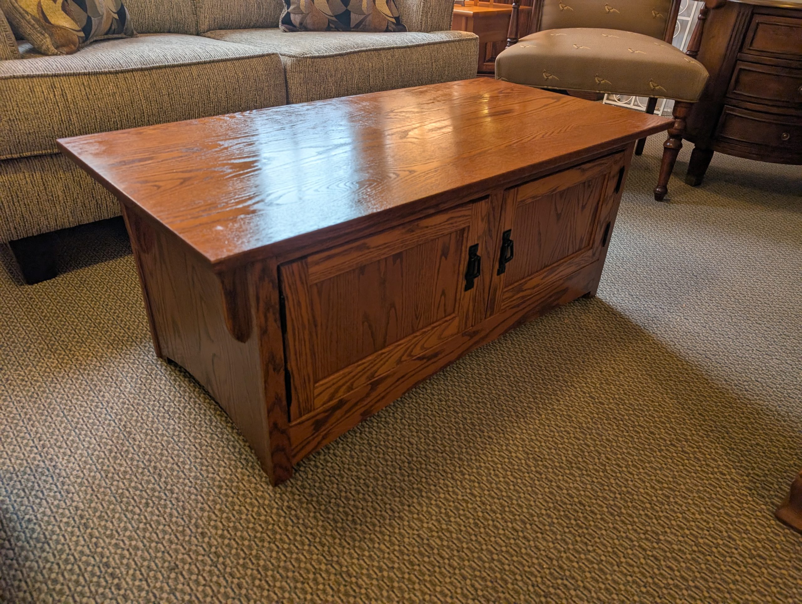 Mission Style Oak Coffee Table