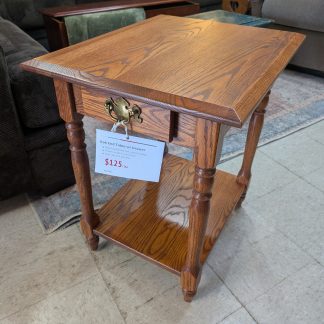 Hardwood Oak End Table
