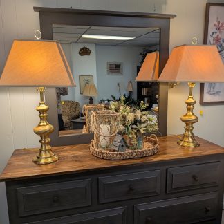 Brass Lamp Set