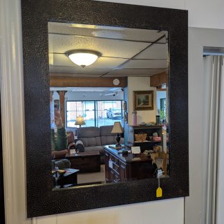 Black Textured Mirror