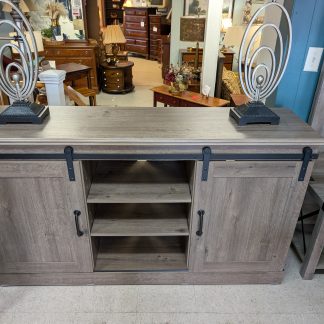 Weathered Gray TV Stand
