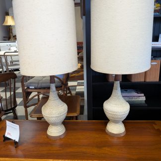 MCM Plaster Lamp Set