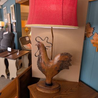 Resin Rooster Lamp