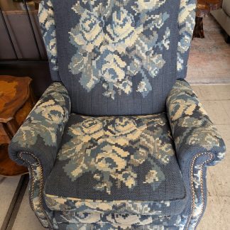 Needlepoint Pattern Reclining Chair