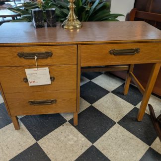 Vintage Desk with Metal Drawers