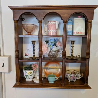 Vintage Tiered Wall Display Shelf