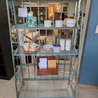 Aqua Metal Storage Rack