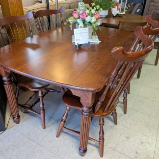 Hardwood Cherry Table & Chair Set