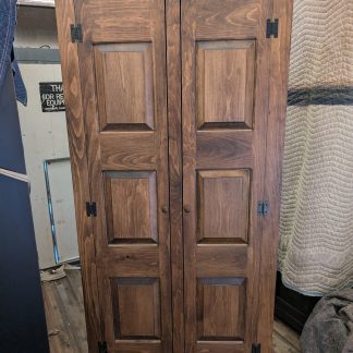 Walnut Brown Broom Closet